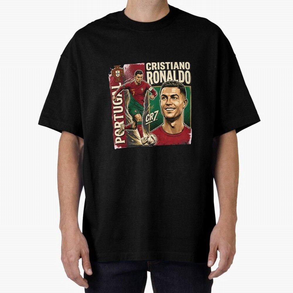 Ronaldo Portugal Vintage Oversized T-Shirt Turn Football Passion into the FIFA World Cup 2026 Journey through Cristiano Ronaldo, Haaland and CR7 Highlights, Argentina and Brazil Pride, Tournament Hype, Historic Matchups, Family Viewing Parties and