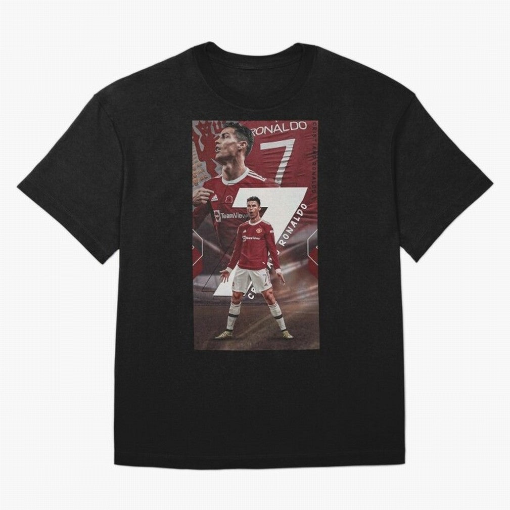 Cristiano Ronaldo Oversized T-Shirt Follow Global Football Passion for FIFA World Cup 2026 USA Canada Mexico, Driven by Haaland and Mbappe, Spain, Football Festival Excitement, Trophy Ambitions, Country Rivalries and Star Player Buzz; Made for