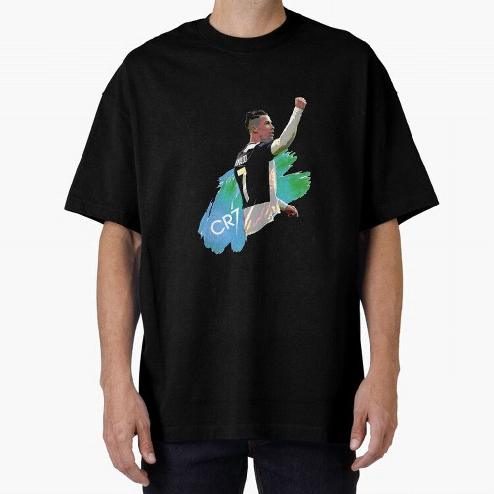 Cristiano Ronaldo Oversized T-Shirt Celebrate Every Goal in FIFA World Cup 2026 Built around Cristiano Ronaldo, England, France and Netherlands Energy, Fan Favorite Moments, National Team Passion, Big Match Drama and Soccer History; Perfect for