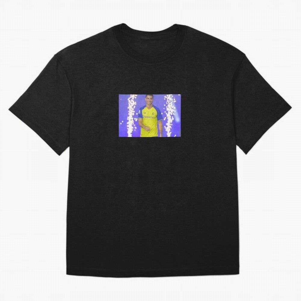 CRISTIANO RONALDO AL NASSR Oversized T-Shirt Make Game Day About Match Day Hype around FIFA World Cup 2026 USA Canada Mexico, Neymar, Haaland and Cristiano Ronaldo, Brazil, Global Supporter Spirit, Legendary Goals, National Colors and Tournament