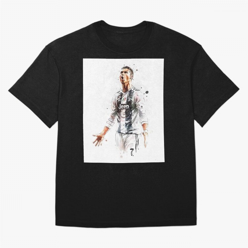 Cristiano Ronaldo Oversized T-Shirt Elevate Match Day Hype around FIFA World Cup 2026, CR7 and Messi, Germany, Retro Football Energy, Iconic Rivalries, Trophy Chase Drama and Stadium Atmosphere; Perfect for Supporters Who Want Bold Football Energy,