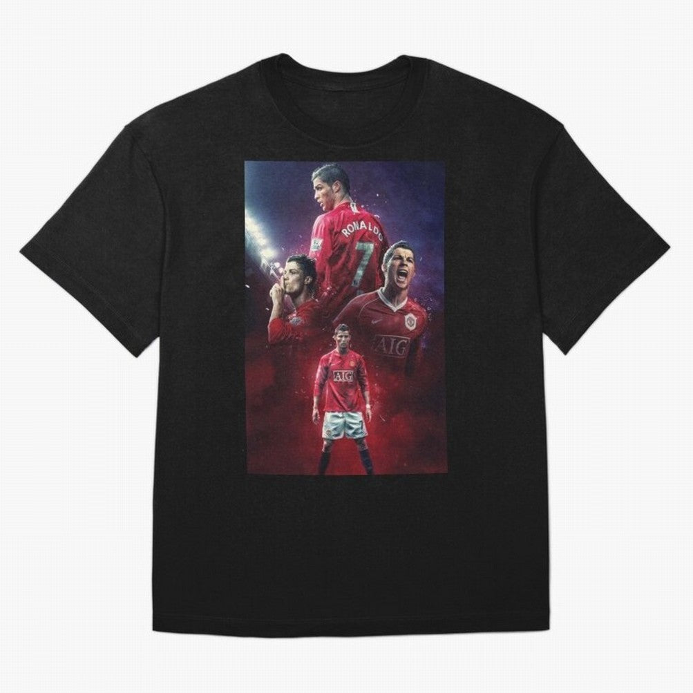 CR7 Art Wallpaper Ronaldo Posters Oversized T-Shirt Back the Journey through Match Day Hype around FIFA World Cup 2026 Group Stage, Cristiano Ronaldo, Haaland and CR7, Netherlands, Retro Football Energy, Iconic Rivalries, Trophy Chase Drama and