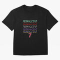 WITH CR7 RONALDO - ALL CAREER Oversized T-Shirt Feel the Roar of Match Day Hype around FIFA World Cup 2026 Group Stage, Mbappe and Neymar, Argentina and Brazil, Worldwide Fan Energy, Dramatic Goals, Stadium Lights and Championship Celebrations;