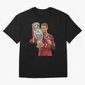 Ronaldo The Lagend Oversized T-Shirt Relive FIFA World Cup 2026 Spirit, Celebrating Portugal, Spain and Germany, Neymar, Haaland and Cristiano Ronaldo, Goal Celebration Energy, Supporter Heritage, Football Icons and Worldwide Tournament Joy; Great