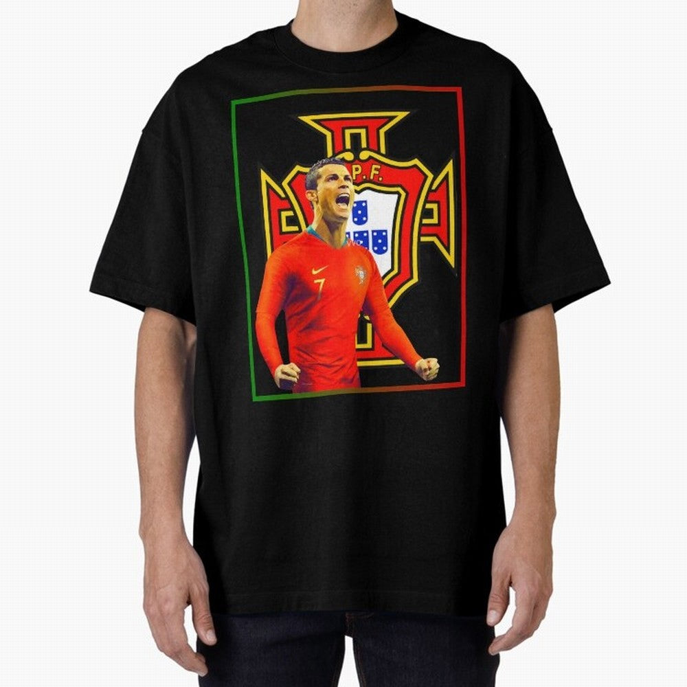 cristiano ronaldo Oversized T-Shirt Make Game Day About the FIFA World Cup 2026 USA Canada Mexico Journey through Mbappe Highlights, Germany Pride, Championship Spirit, Famous Goals, Roaring Crowds and International Football Unity; Ideal for