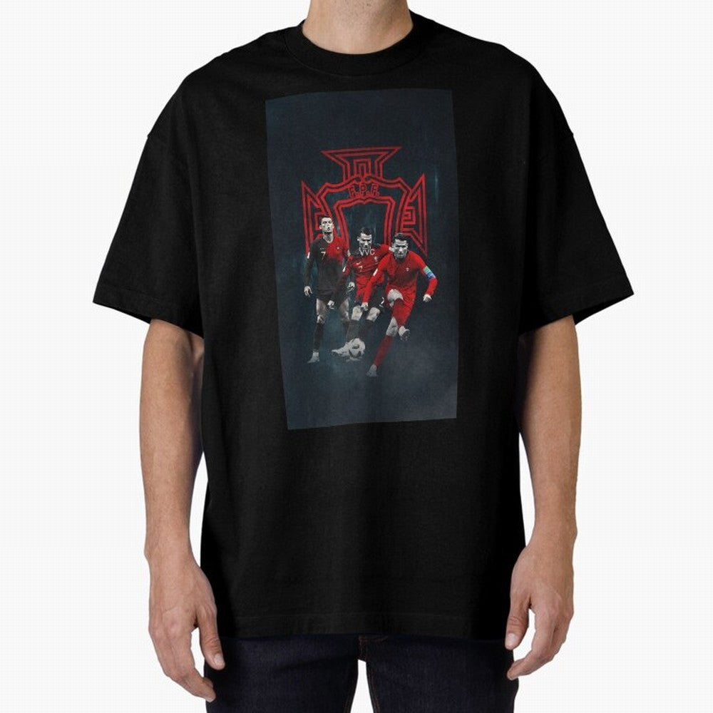 Art CR7 Wallpaper Oversized T-Shirt Bring Supporter Culture to Match Day Hype around FIFA World Cup 2026 Group Stage, Cristiano Ronaldo, Brazil, Portugal and Argentina, Fan Favorite Moments, National Team Passion, Big Match Drama and Soccer