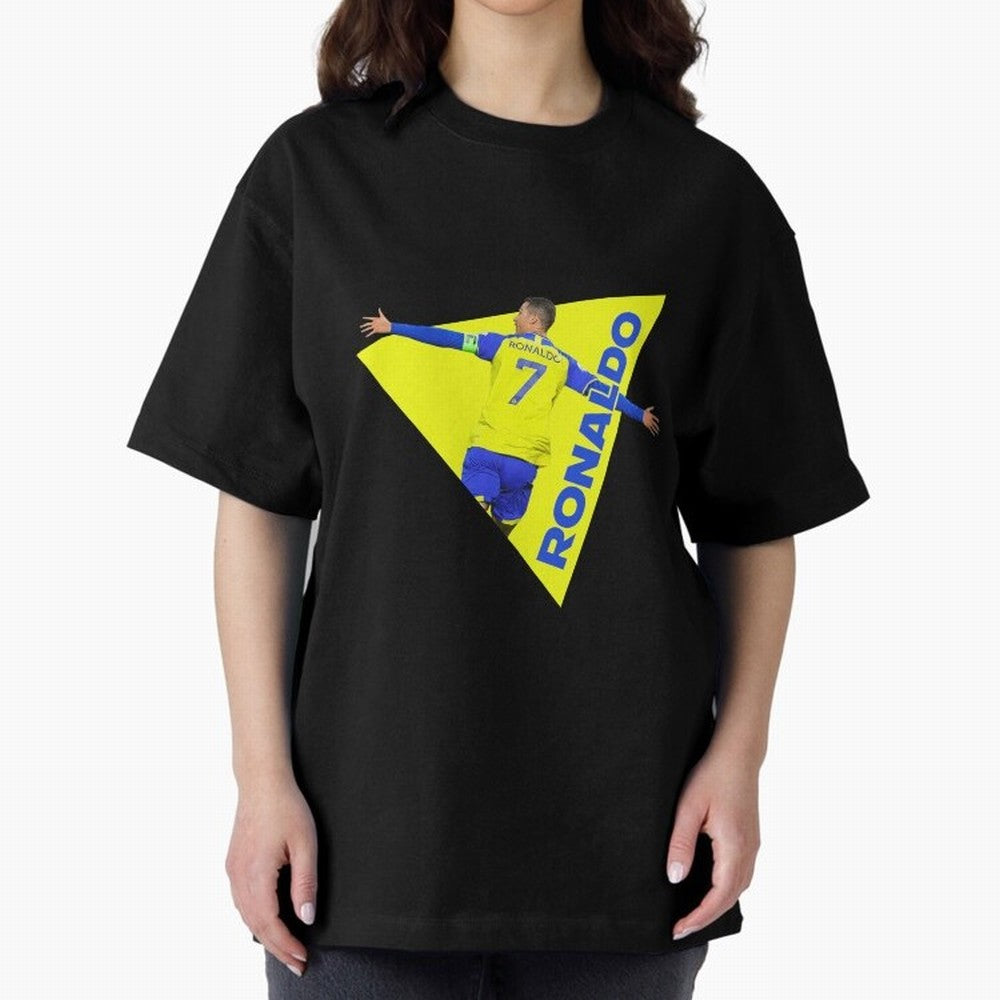 Cristiano Ronaldo Oversized T-Shirt Celebrate Soccer Greatness during FIFA World Cup 2026 Group Stage Spirit, Inspired by Netherlands, Neymar, Champion Mindset, Group Stage Buzz, Knockout Tension and Passionate Fan Culture; Perfect for Fans,