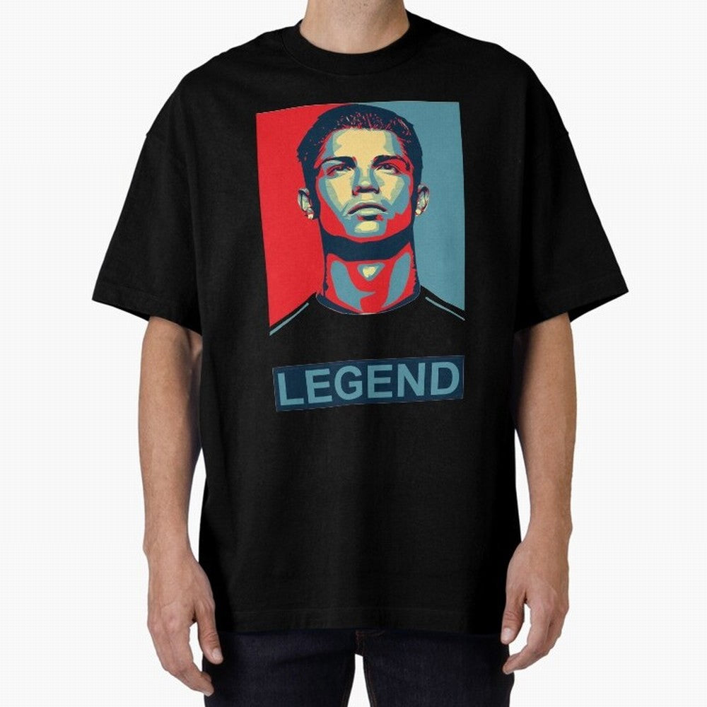 cristiano ronaldo legend Oversized T-Shirt Join Match Day Hype around FIFA World Cup 2026 USA Canada Mexico, Cristiano Ronaldo, Spain and Netherlands, Stadium Chants, National Pride, Trophy Dreams and Unforgettable Football Memories; Perfect for