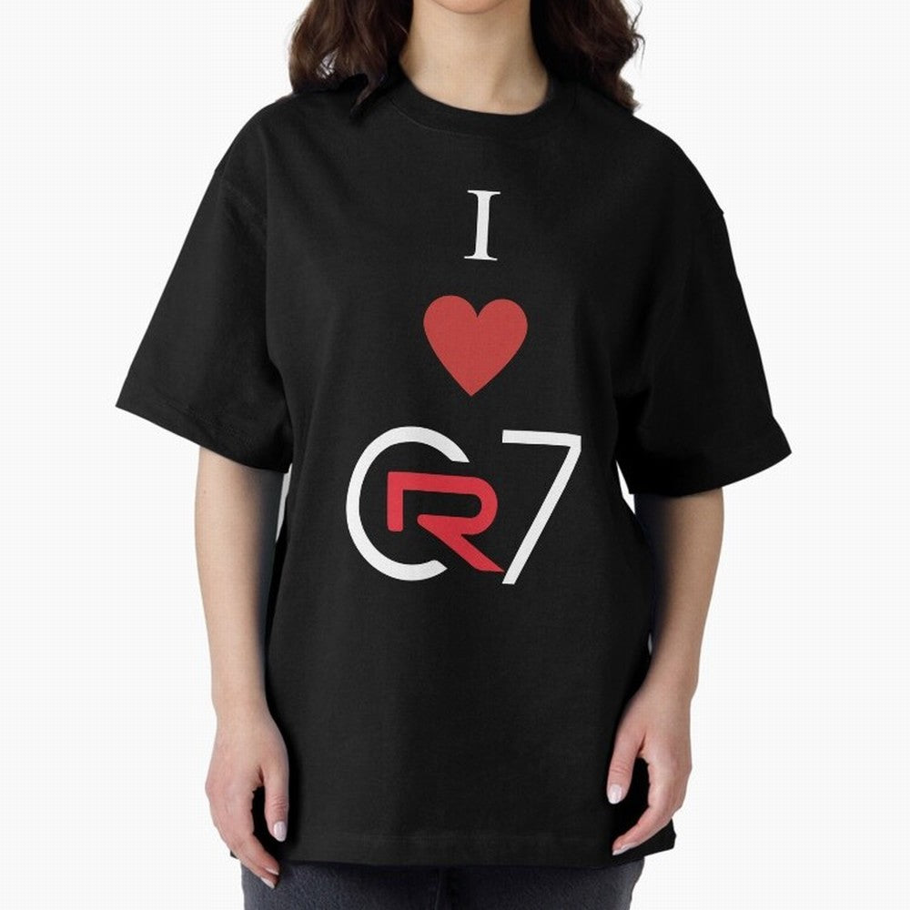 Cristiano Ronaldo T-shirt Oversized T-Shirt Show Championship Spirit for FIFA World Cup 2026 USA Canada Mexico for Fans of Haaland and Mbappe and Argentina and Brazil, Bringing Championship Spirit, Famous Goals, Roaring Crowds and International