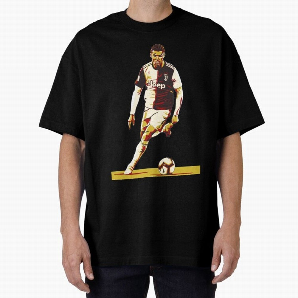 Cristiano Ronaldo Ronaldo Oversized T-Shirt Celebrate Fan Favorites in FIFA World Cup 2026 Group Stage Featuring Messi, CR7 and Mbappe, Spain and Netherlands Energy, Fan Favorite Moments, National Team Passion, Big Match Drama and Soccer History;