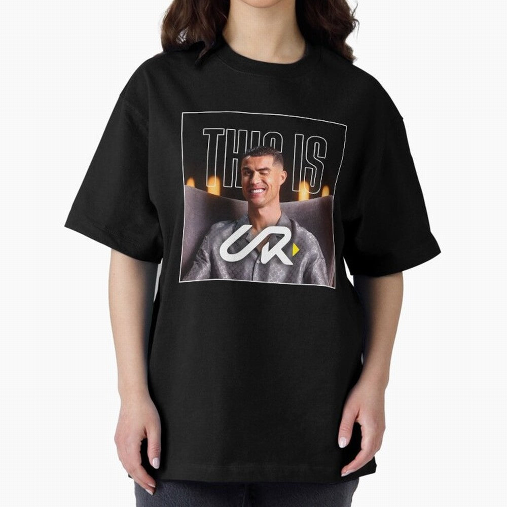 UR Cristiano Yt Oversized T-Shirt Show Your Stadium Side during FIFA World Cup 2026 Group Stage for Fans of Mbappe and Neymar and Argentina, Bringing Global Supporter Spirit, Legendary Goals, National Colors and Tournament Celebration; Perfect for