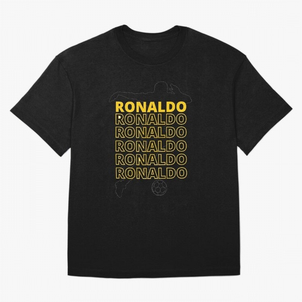 Ronaldo Oversized T-Shirt Bring Champion Energy into FIFA World Cup 2026 for Fans of CR7 and Spain and Netherlands, Bringing Retro Football Energy, Iconic Rivalries, Trophy Chase Drama and Stadium Atmosphere; Great for Watch Parties, Sports Bars,