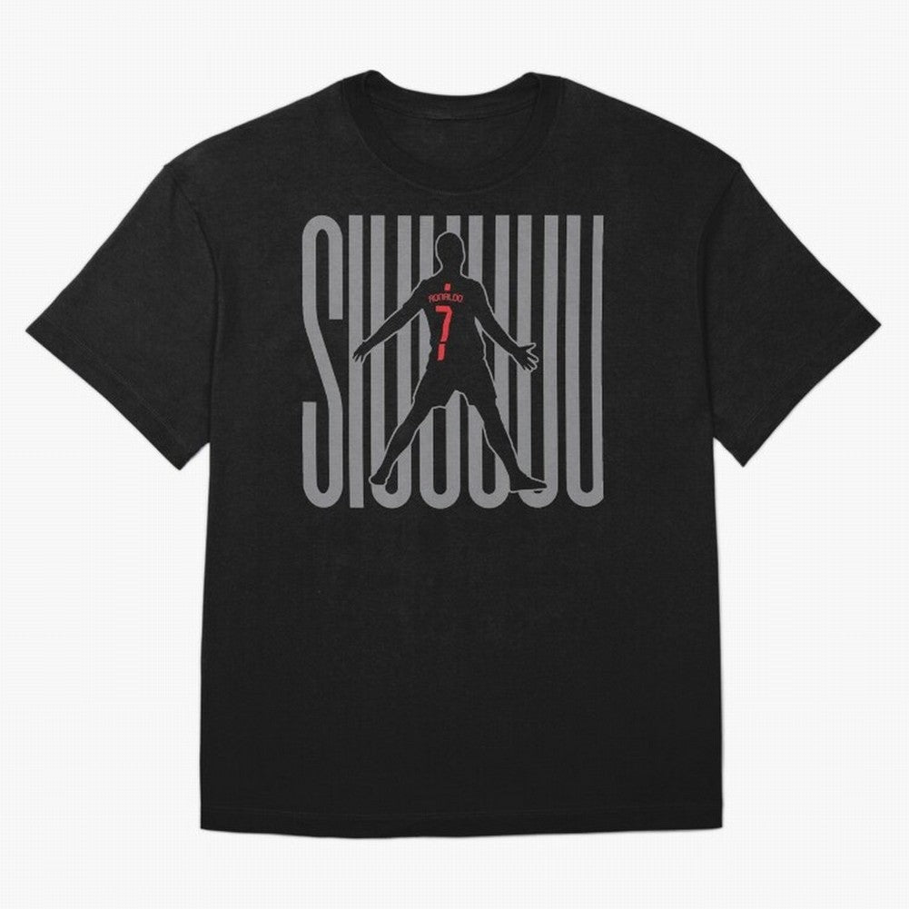 Siuuuuu Cristiano Ronaldo Oversized T-Shirt Honor Football Greatness during FIFA World Cup 2026 USA Canada Mexico Spirit, Highlighting Portugal, CR7, Tournament Hype, Historic Matchups, Family Viewing Parties and Global Sports Pride; Ideal for