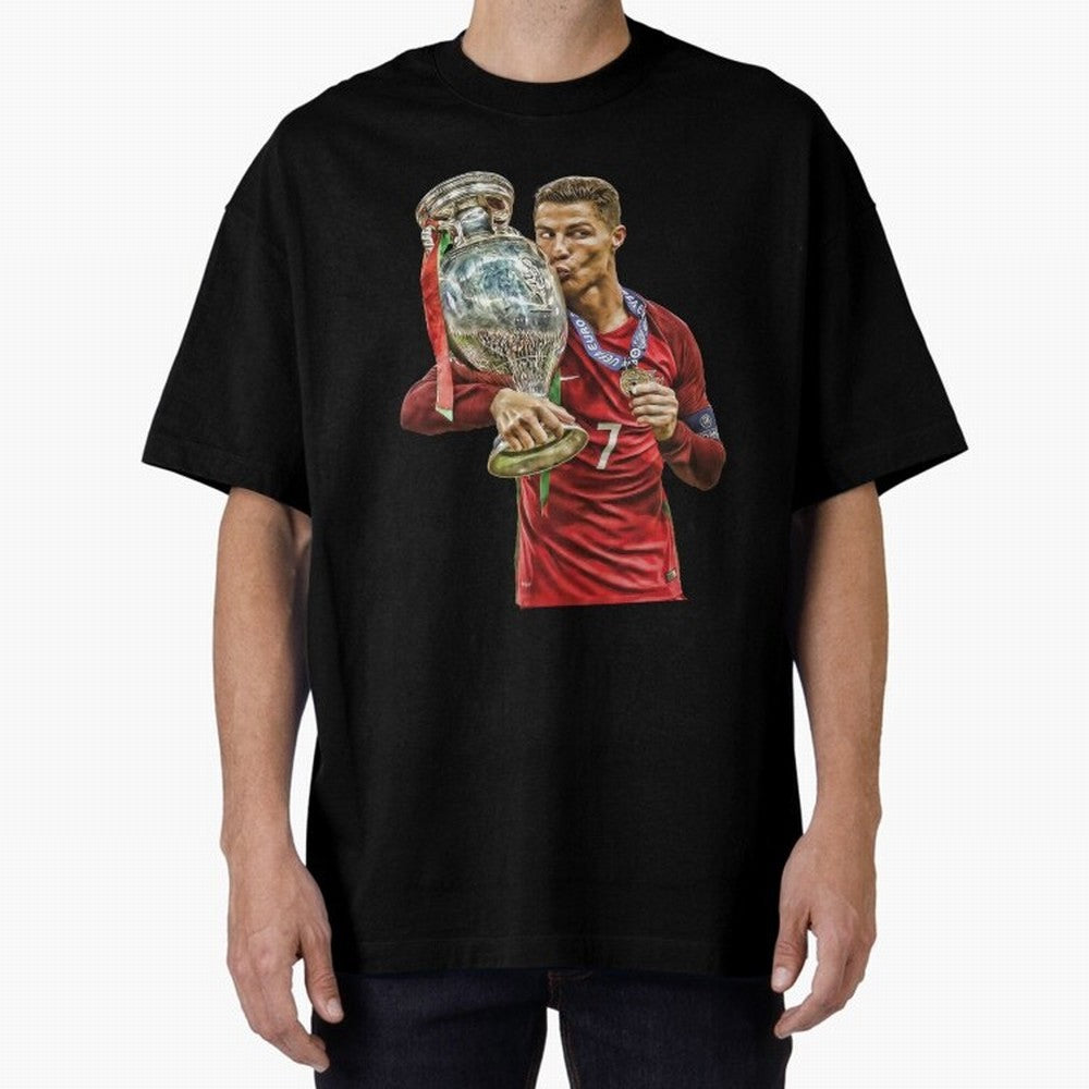 Cristiano Ronaldo Oversized T-Shirt Fuel Your Fan Pride for FIFA World Cup 2026 Group Stage Connected to Cristiano Ronaldo, Haaland and CR7, England Energy, Goal Celebration Energy, Supporter Heritage, Football Icons and Worldwide Tournament Joy;