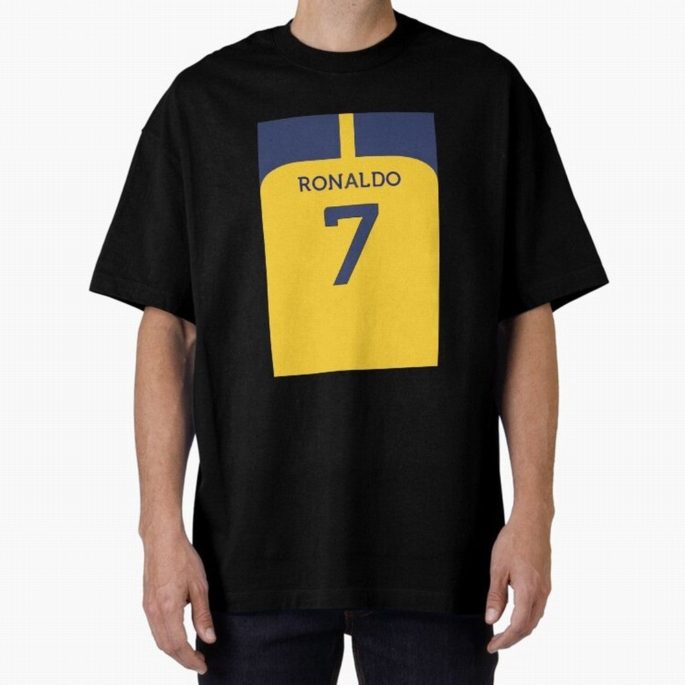 Cristiano Ronaldo Al Nassr Oversized T-Shirt Bring Retro Soccer Energy to FIFA World Cup 2026 for Fans of Cristiano Ronaldo and Brazil, Portugal and Argentina, Bringing Classic Soccer Heritage, Championship Pressure, Fan Loyalty and International
