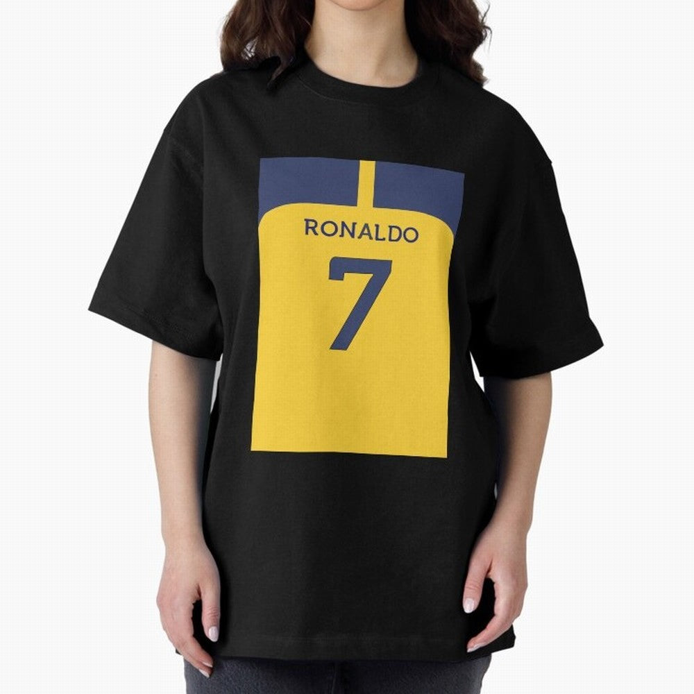 Cristiano Ronaldo Al Nassr Oversized T-Shirt Bring Retro Soccer Energy to FIFA World Cup 2026 for Fans of Cristiano Ronaldo and Brazil, Portugal and Argentina, Bringing Classic Soccer Heritage, Championship Pressure, Fan Loyalty and International