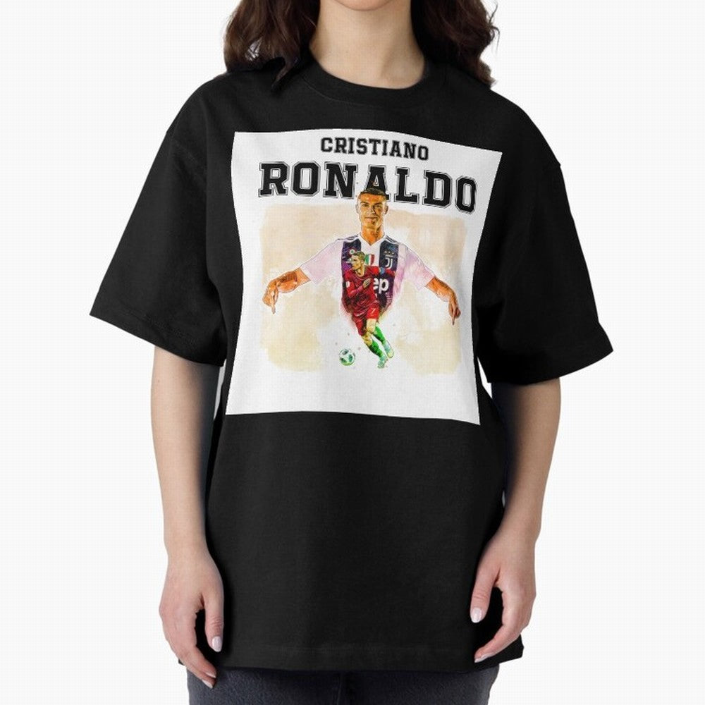 Cristiano Ronaldo 7 Oversized T-Shirt Back Your Heroes with FIFA World Cup 2026 Built around Messi, Argentina Energy, Football Festival Excitement, Trophy Ambitions, Country Rivalries and Star Player Buzz; Great for Supporters Who Love Legendary