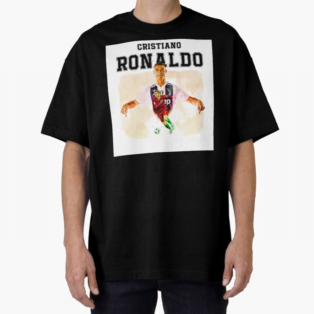 Cristiano Ronaldo 7 Oversized T-Shirt Back Your Heroes with FIFA World Cup 2026 Built around Messi, Argentina Energy, Football Festival Excitement, Trophy Ambitions, Country Rivalries and Star Player Buzz; Great for Supporters Who Love Legendary