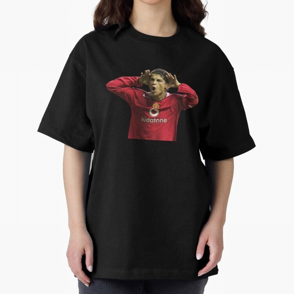 Crisitano Ronaldo Oversized T-Shirt Enjoy the Biggest Football Party of Match Day Hype around FIFA World Cup 2026, Mbappe and Neymar, Brazil, Match Day Excitement, Supporter Culture, Golden Goals and Global Football Passion; Great for Watch
