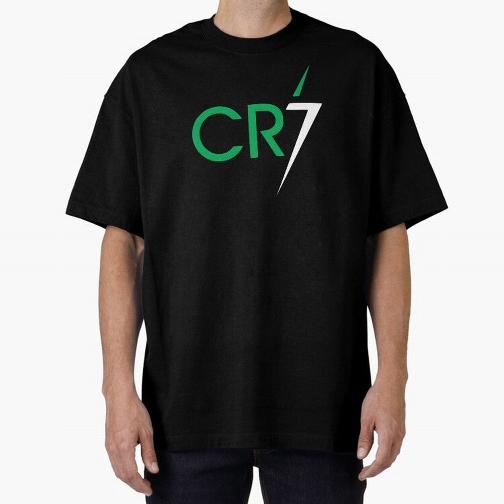 Cristiano Ronaldo CR7 Soccer Football Portugal Champion Oversized T-Shirt Bring Home FIFA World Cup 2026 Group Stage for Fans of Haaland and Argentina and Brazil, Bringing Sports Nostalgia, International Competition, Famous Players and
