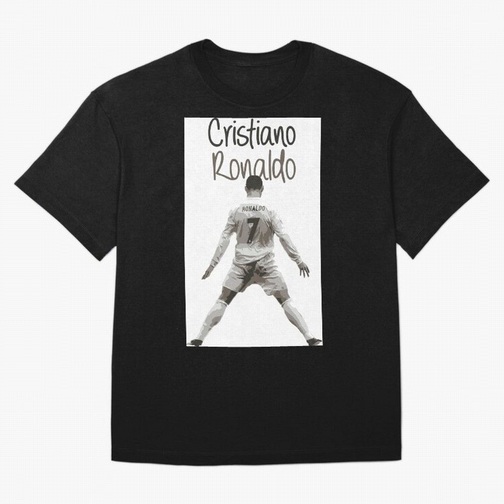 Cristiano Ronaldo Celebration Oversized T-Shirt Celebrate Global Passion for the FIFA World Cup 2026 Group Stage Journey through Neymar, Haaland and Cristiano Ronaldo Highlights, Argentina Pride, Retro Football Energy, Iconic Rivalries, Trophy