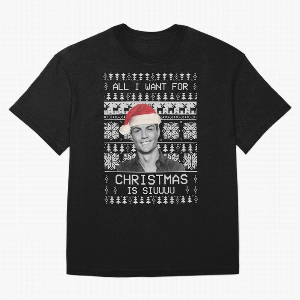 cristiano ronaldo siuuu funny christmas sweater Oversized T-Shirt Remember FIFA World Cup 2026 USA Canada Mexico Spirit, Filled with France and Portugal, Haaland, Classic Soccer Heritage, Championship Pressure, Fan Loyalty and International Pride;