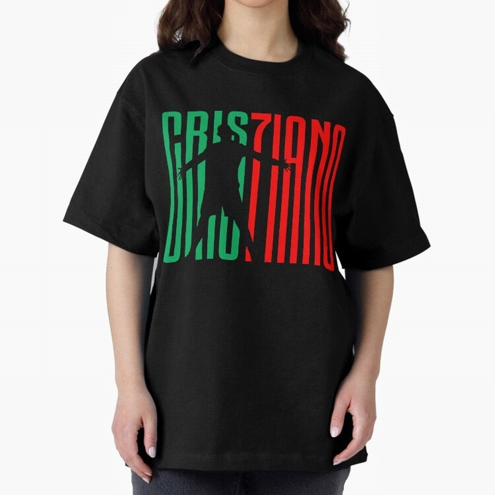 Cristiano Ronaldo 7 Oversized T-Shirt Enjoy FIFA World Cup 2026 Group Stage for Fans of Haaland and Mbappe and Germany, Bringing Worldwide Fan Energy, Dramatic Goals, Stadium Lights and Championship Celebrations; Perfect for People Who Love