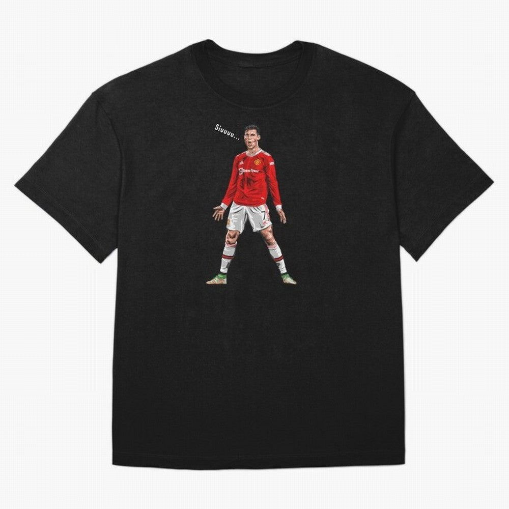 Christiano Ronaldo CR7 Siuuuuu... Oversized T-Shirt Create FIFA World Cup 2026 USA Canada Mexico Made for Mbappe, England and Germany Energy, Championship Spirit, Famous Goals, Roaring Crowds and International Football Unity; Made for Collectors