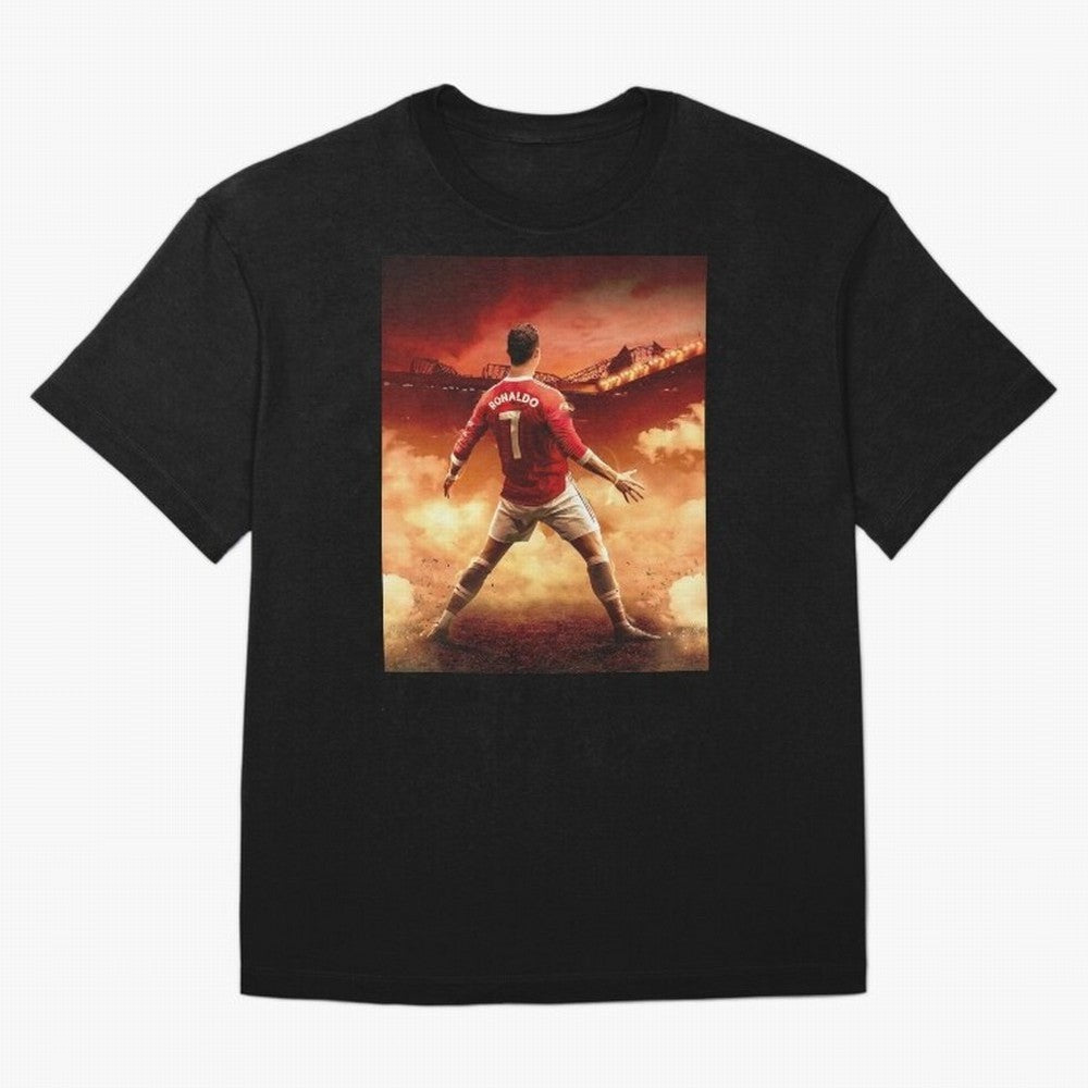 Ronaldo Cr7 Siuuu Manchester,Ronaldo Gifts,Ronaldo Cover,Ronaldo Prints Oversized T-Shirt Bring Global Football Passion for FIFA World Cup 2026 Group Stage, Inspired by Mbappe, Netherlands, Champion Mindset, Group Stage Buzz, Knockout Tension and