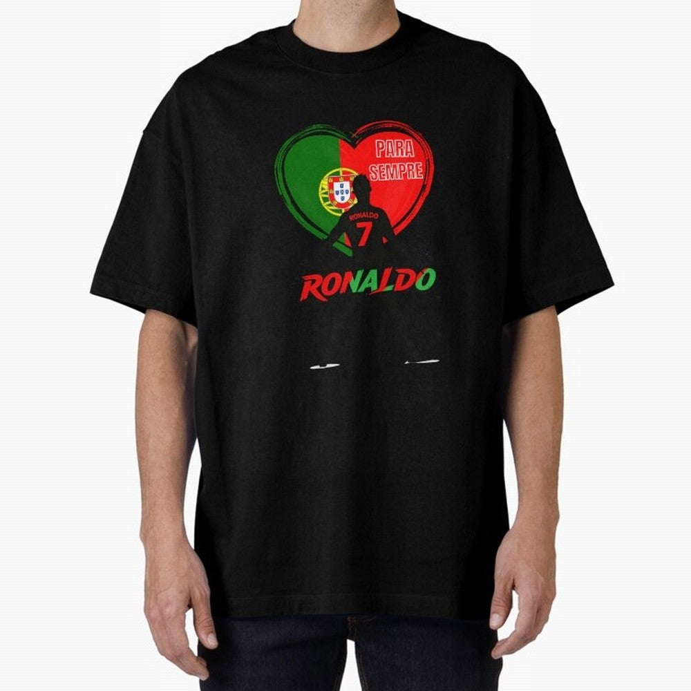 Love Cristiano Ronaldo Oversized T-Shirt Showcase Match Day Hype around FIFA World Cup 2026 USA Canada Mexico, Cristiano Ronaldo, Haaland and CR7, Brazil, Soccer Culture, Superstar Moments, National Team Dreams and Competitive Fire; Great for Watch