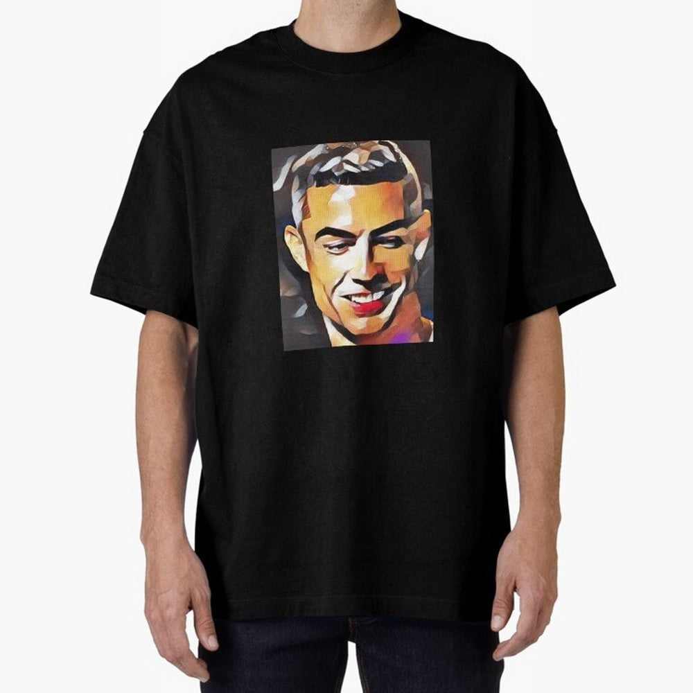 Cristiano Ronaldo Oversized T-Shirt Fuel Your Fan Pride for FIFA World Cup 2026 Group Stage Built around Messi, Netherlands Energy, Football Passion, Legendary Performances, Festival Vibes and Supporter Community; Perfect for Fans, Collectors,