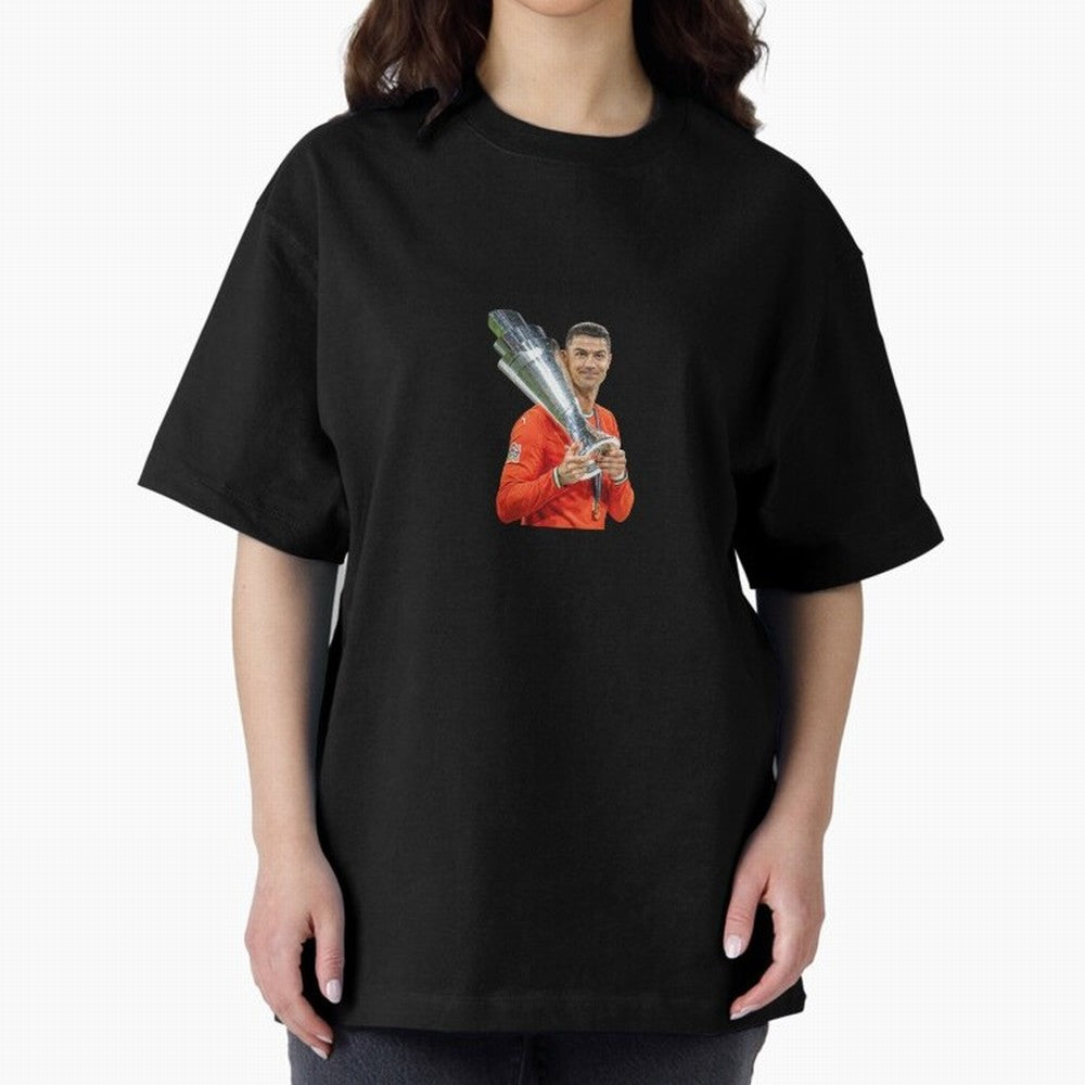 CR7 - Portugal Oversized T-Shirt Make Every Match About FIFA World Cup 2026 USA Canada Mexico Spirit, Celebrating England, France and Netherlands, CR7 and Messi, Tournament Hype, Historic Matchups, Family Viewing Parties and Global Sports Pride;