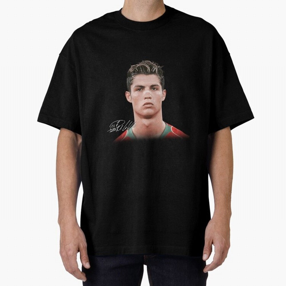 Cristiano Ronaldo Oversized T-Shirt Unlock FIFA World Cup 2026 Driven by Messi, Neymar and Mbappe, Spain Energy, Worldwide Fan Energy, Dramatic Goals, Stadium Lights and Championship Celebrations; Ideal for Football Dads, Football Moms, Friends,