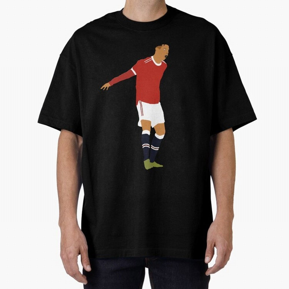 Cristiano Ronaldo Manchester United Oversized T-Shirt Make Every Match About Global Football Passion for FIFA World Cup 2026, with Mbappe and Neymar, England, France and Netherlands, Championship Spirit, Famous Goals, Roaring Crowds and