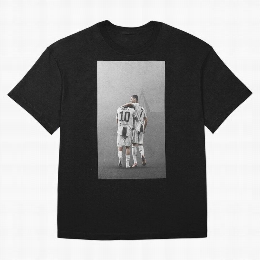 ronaldo with paulo dybala Oversized T-Shirt Stand with the FIFA World Cup 2026 Journey through Messi Highlights, Portugal Pride, Goal Celebration Energy, Supporter Heritage, Football Icons and Worldwide Tournament Joy; Ideal for Fans Who Follow