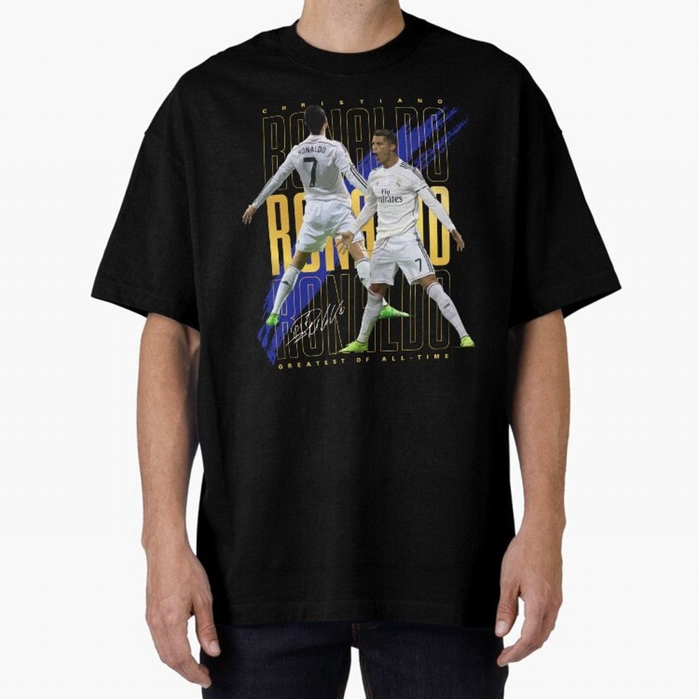 Cristiano Ronaldo Suuiii! Oversized T-Shirt Bring Bold Fan Energy to FIFA World Cup 2026 Capturing CR7, Netherlands Energy, Football History, Final Match Energy, Crowd Noise and Once in a Lifetime Moments; Ideal for Passionate Fans Who Love