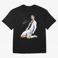 C Ronaldo Wpap Pop Art Oversized T-Shirt Join FIFA World Cup 2026 Group Stage Highlighting Messi, Portugal, Spain and Germany Energy, Fan Favorite Moments, National Team Passion, Big Match Drama and Soccer History; Perfect for Supporters Who Want
