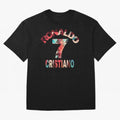 Cristiano Ronaldo Manchester United Oversized T-Shirt Wear the Spirit of the FIFA World Cup 2026 USA Canada Mexico Journey through CR7 Highlights, Argentina and Brazil Pride, Stadium Chants, National Pride, Trophy Dreams and Unforgettable Football