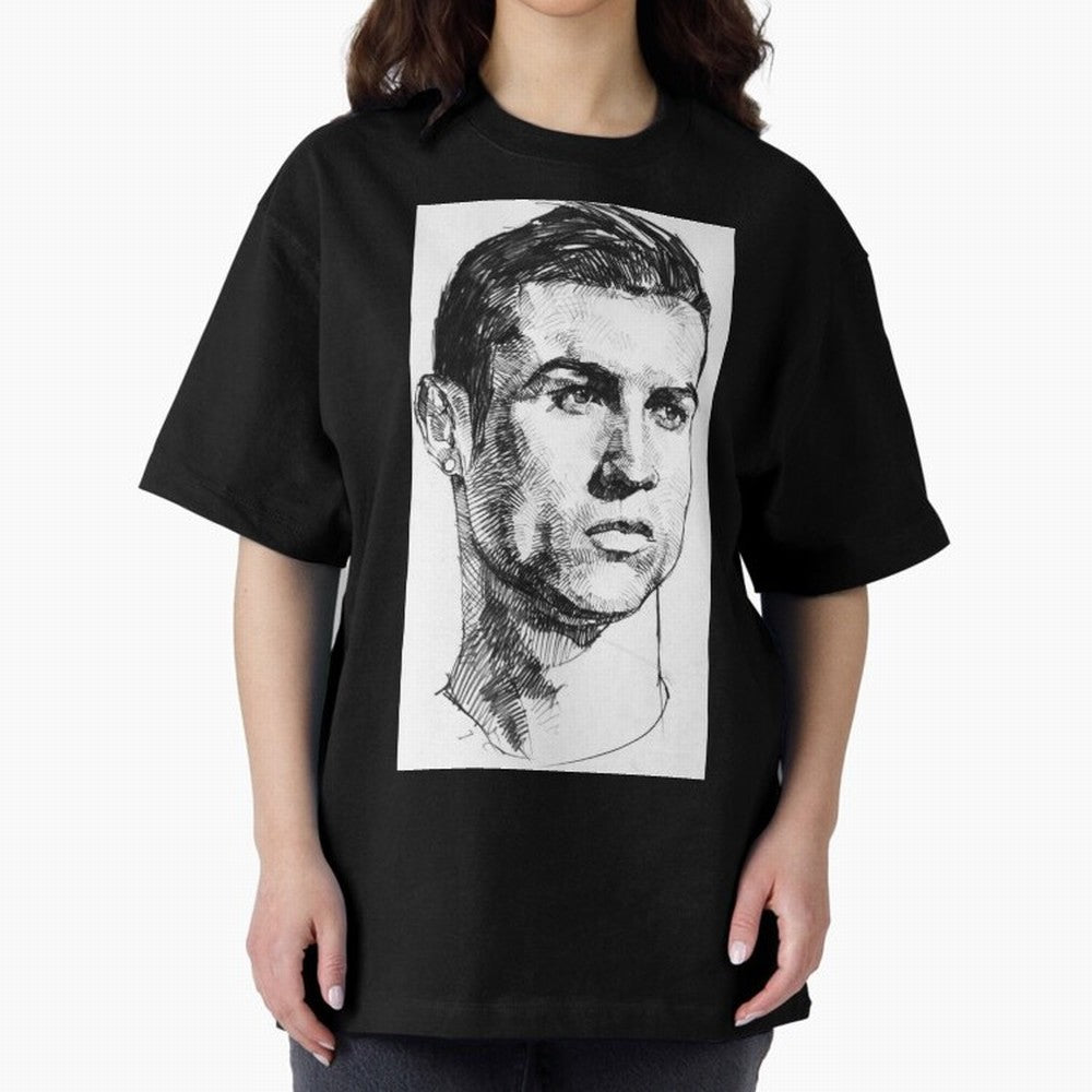 Cristiano Ronaldo CR7 Oversized T-Shirt Represent FIFA World Cup 2026 for Fans of Messi, Neymar and Mbappe and England and Germany, Bringing Tournament Hype, Historic Matchups, Family Viewing Parties and Global Sports Pride; Perfect for Supporters