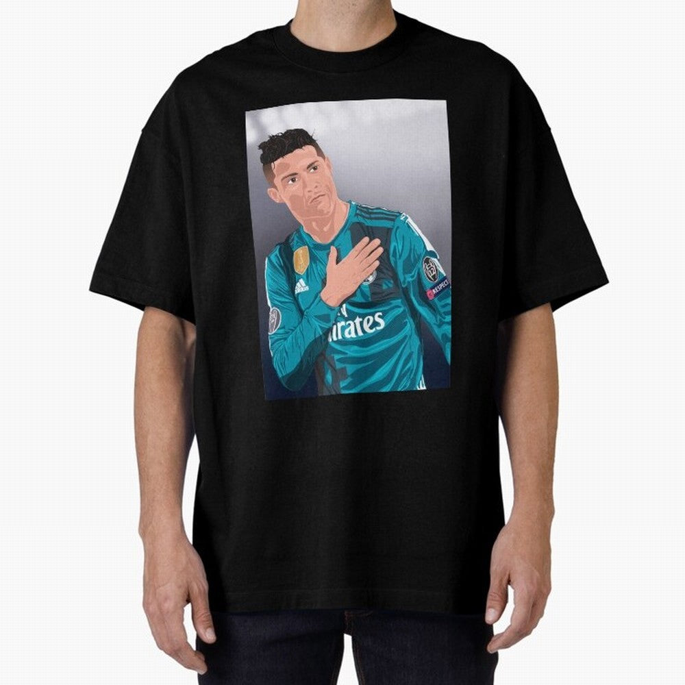 Cristiano Ronaldo Oversized T-Shirt Show Your Stadium Side during Match Day Hype around FIFA World Cup 2026 USA Canada Mexico, Messi and Cristiano Ronaldo, Argentina and Brazil, Football History, Final Match Energy, Crowd Noise and Once in a