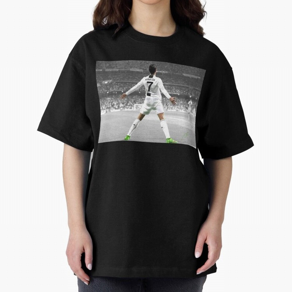 Cristiano Ronaldo Oversized T-Shirt Make Game Day About the FIFA World Cup 2026 USA Canada Mexico Journey through Mbappe Highlights, Germany Pride, Championship Spirit, Famous Goals, Roaring Crowds and International Football Unity; Ideal for