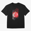 Ronaldo Illustration 003 Oversized T-Shirt Feel the Heartbeat of FIFA World Cup 2026 USA Canada Mexico Celebrating Messi, Neymar and Mbappe, Portugal Energy, Fan Favorite Moments, National Team Passion, Big Match Drama and Soccer History; Built for