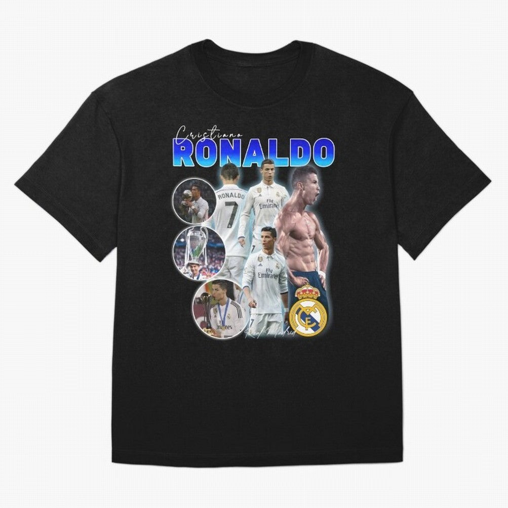 Cristiano Ronaldo Bootleg Oversized T-Shirt Experience the Global Stage of FIFA World Cup 2026 Group Stage Built around Mbappe and Neymar, Argentina, France and Brazil Energy, Stadium Chants, National Pride, Trophy Dreams and Unforgettable Football