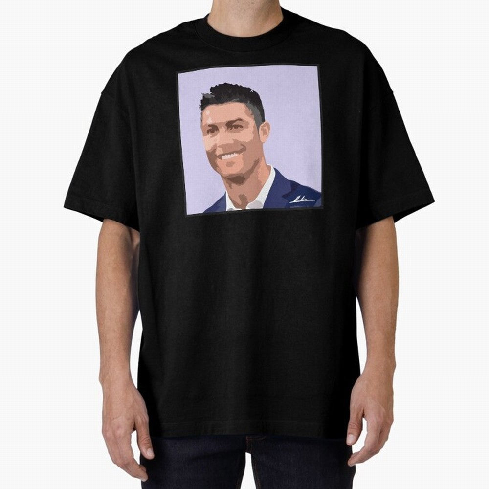 Cristiano Ronaldo Oversized T-Shirt Feel the Roar of the FIFA World Cup 2026 Journey through Messi, Neymar and Mbappe Highlights, France Pride, Soccer Culture, Superstar Moments, National Team Dreams and Competitive Fire; Great for Supporters Who