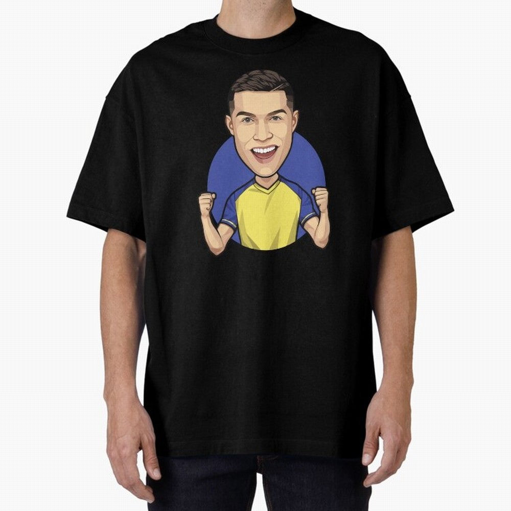 Ronaldo Al-Nassr 2022 Oversized T-Shirt Fuel FIFA World Cup 2026 for Fans of Neymar and Spain and Netherlands, Bringing Stadium Chants, National Pride, Trophy Dreams and Unforgettable Football Memories; Perfect for Fans, Collectors, Family