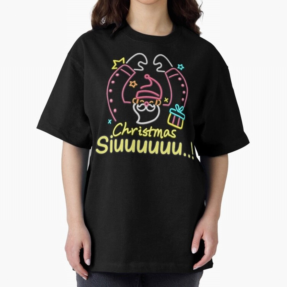 Christmas siuuu CR7 goal Oversized T-Shirt Stand Out with Spirit from the FIFA World Cup 2026 Journey through Mbappe Highlights, Argentina Pride, Worldwide Fan Energy, Dramatic Goals, Stadium Lights and Championship Celebrations; Built for