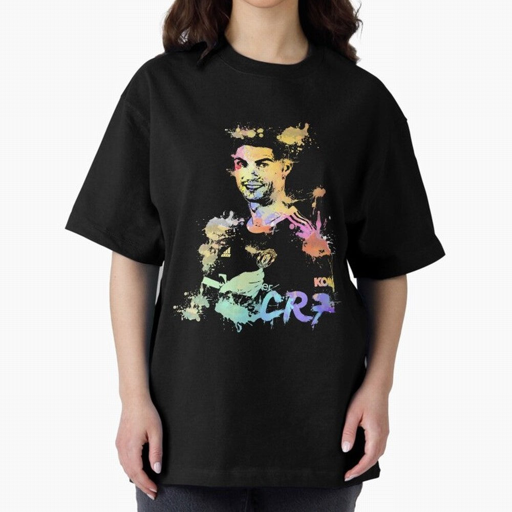 Cristiano Ronaldo Cristiano Ronaldoooo Oversized T-Shirt Feel the Heartbeat of the FIFA World Cup 2026 USA Canada Mexico Journey through Haaland Highlights, Spain and Netherlands Pride, Tournament Hype, Historic Matchups, Family Viewing Parties and