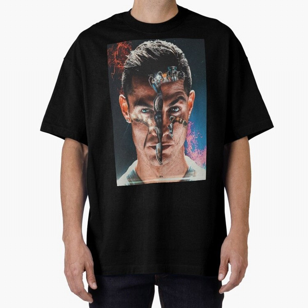 CR7 Career Titles+Ballon (x5) Oversized T-Shirt Make the Season About FIFA World Cup 2026 USA Canada Mexico for Fans of Messi and Brazil, Bringing Championship Spirit, Famous Goals, Roaring Crowds and International Football Unity; Ideal for