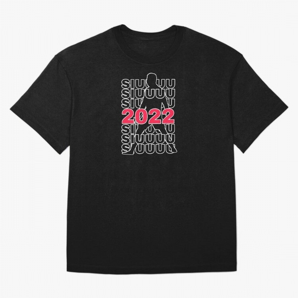 Siuuu 2022 Cristiano ronaldo goal Oversized T-Shirt Bring Trophy Dreams to FIFA World Cup 2026 Spirit, Connected to England and Germany, Mbappe, Champion Mindset, Group Stage Buzz, Knockout Tension and Passionate Fan Culture; Ideal for Football