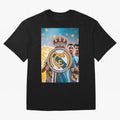 El Medall¨®n Del Real Madrid Oversized T-Shirt Celebrate Football Heritage in Match Day Hype around FIFA World Cup 2026 Group Stage, Cristiano Ronaldo, Haaland and CR7, Spain, Game Day Rituals, Football Legends, Country Pride and the Road to the